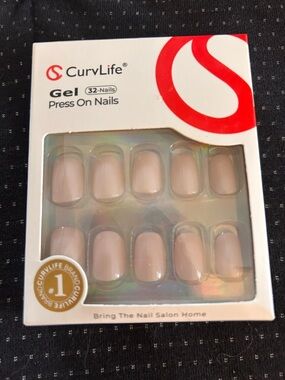 Nude Pink Gel Press-On Nails - 32 Pack